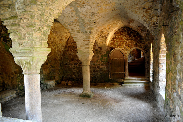 Cellier de l'abbaye blanche de Mortain - Manche - Basse Normandie