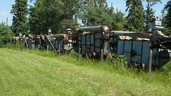 Collection of Antique Farm Equipment