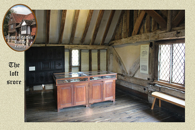 Anne of Cleves' house - The loft store - Lewes - 23.7. 2014