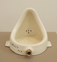 Fountain by Duchamp in the Philadelphia Museum of Art, January 2012