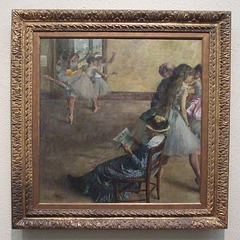 The Ballet Class by Degas in the Philadelphia Museum of Art, January 2012