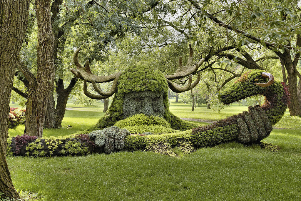 Spirits of the Wood – Mosaïcultures Internationales de Montréal, Botanical Garden, Montréal, Québec