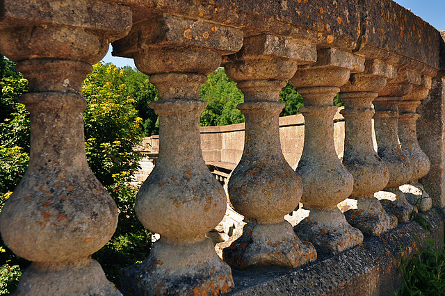 Stone Balustrade, Kennet and Avon Canal at Avoncliff