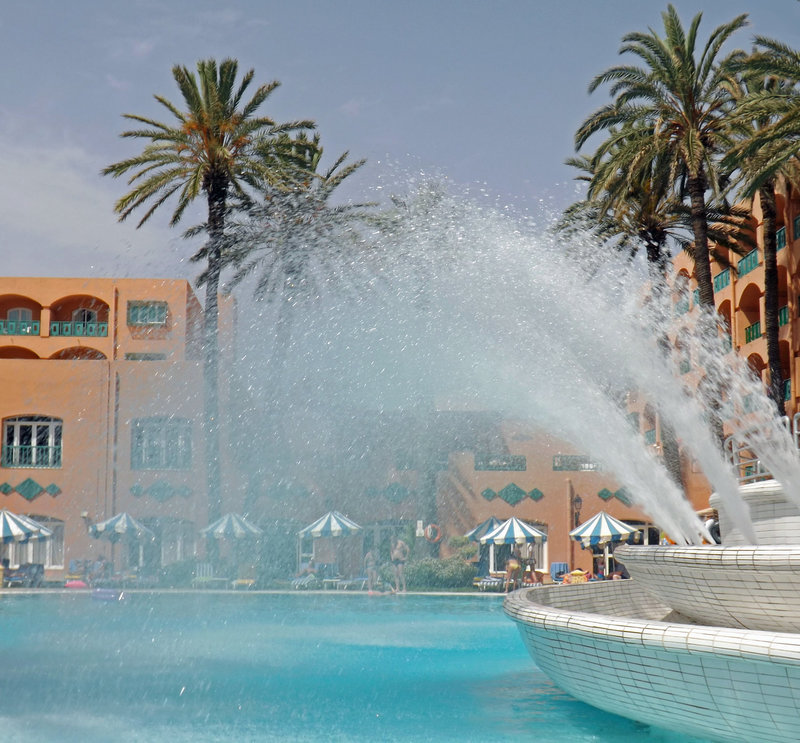 The Outdoor Pool at the Hotel Marabout in Sousse, June 2014