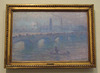 Waterloo Bridge, London by Monet in the Philadelphia Museum of Art, January 2012