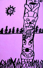 Saturday morning doddle, Totem