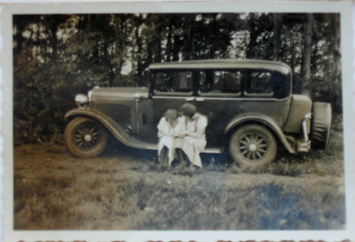 Two Ladies and a Car