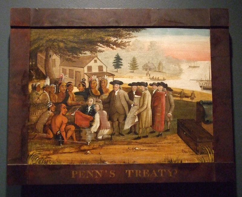 Penn's Treaty with the Indians by Edward Hicks in the Philadelphia Museum of Art, August 2009