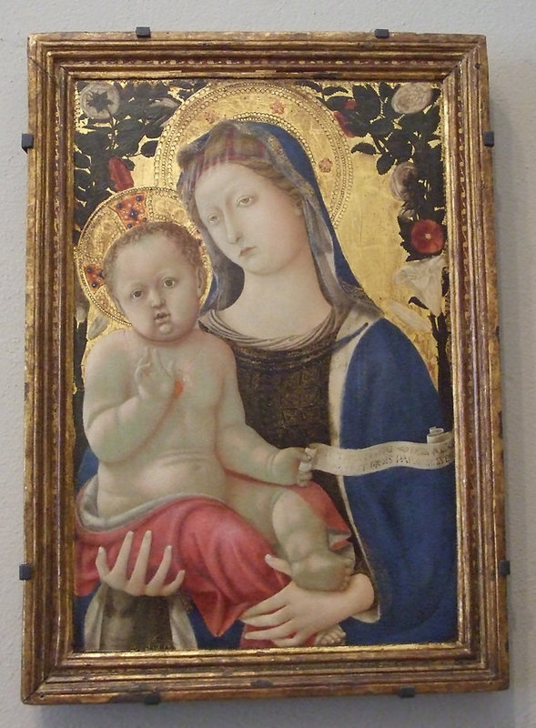 Virgin and Child by Domenico di Bartolo in the Philadelphia Museum of Art, August 2009