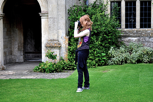 Photographer At Avebury Manor