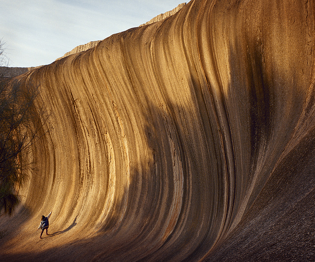 Girl with 270 million old rock