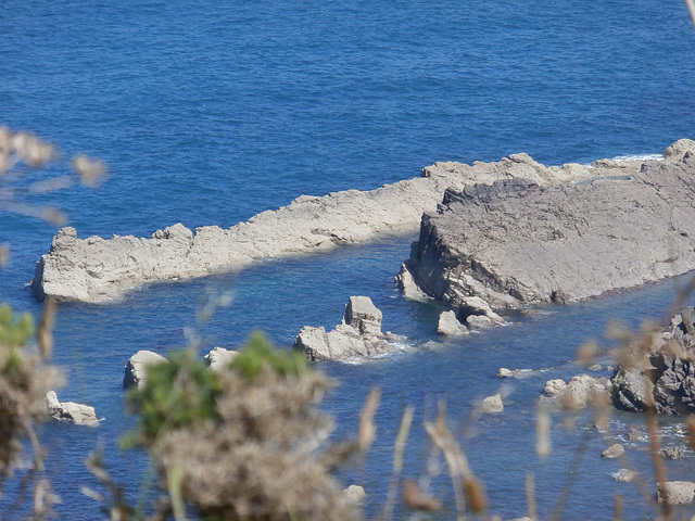 Some fallen rocks many years ago