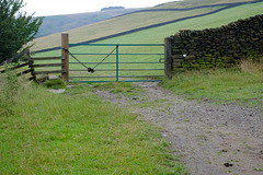Mossy Lea Farm Track from Old Glossop