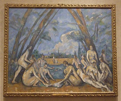 The Large Bathers by Cezanne in the Philadelphia Museum of Art, January 2012