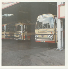 Yelloway CDK 176L, HDK 507E and TDK 690J in Rochdale - Aug 1973