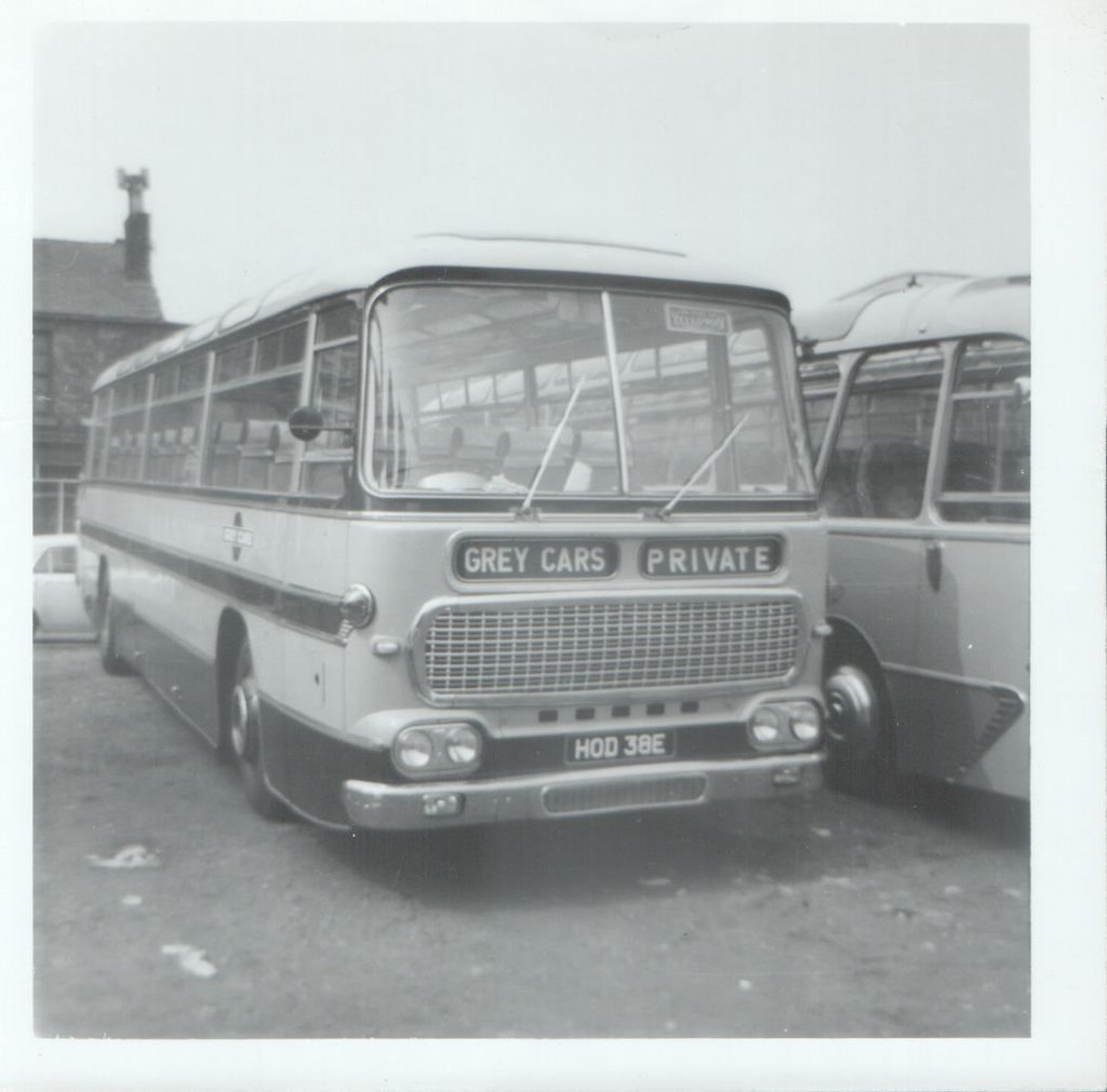 Grey Cars HOD 38E in Rochdale - Summer 1969