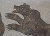 Detail of a Bear Fight in an Amphitheatre Mosaic in the Bardo Museum, June 2014