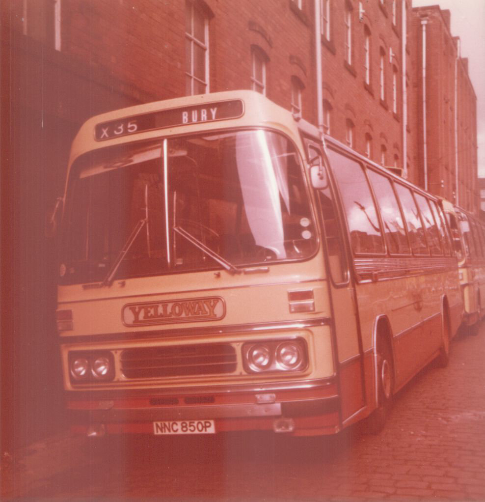 Yelloway NNC 850P in Rochdale - Sep 1978