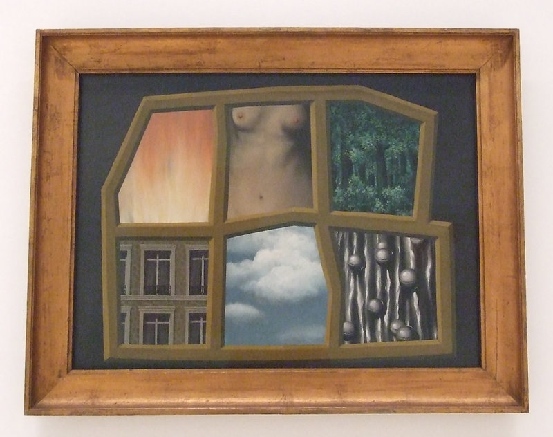 The Six Elements by Magritte in the Philadelphia Museum of Art, January 2012