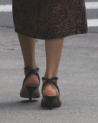 nine west strappy heels