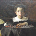 Detail of Boy with Toy Soldiers by Antonio Mancini in the Philadelphia Museum of Art, August 2009