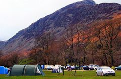 Camping in Cumbria.