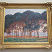 Under the Pines, Evening by Monet in the Philadelphia Museum of Art, January 2012