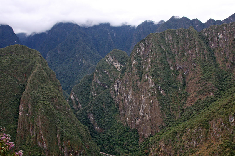 Approaching Machu Picchu