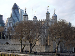 The Tower of London from Tower Bridge, April 2013