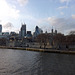 View of London from Tower Bridge, April 2013