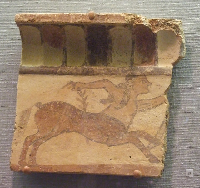 Fragment of a Pedimental Plaque with a Centaur in the Princeton Univeristy Art Museum, July 2011