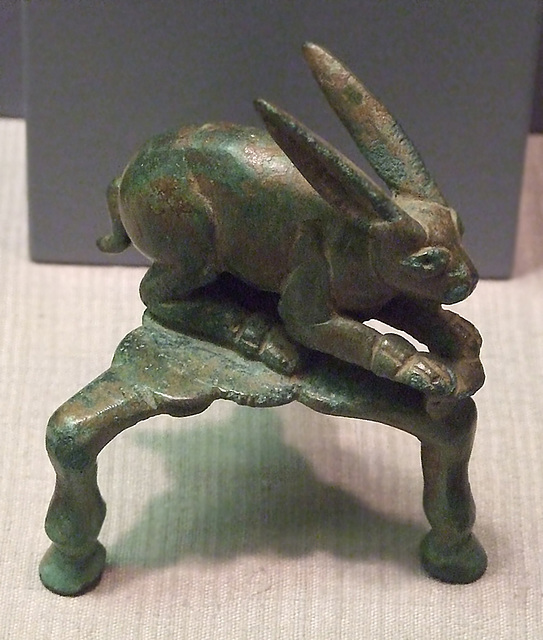 Hare on a Tripod Stand in the Princeton University Art Museum, July 2011