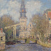 Detail of The Zuiderkirk, Amsterdam:  Looking Up by Monet in the Philadelphia Museum of Art, January 2012