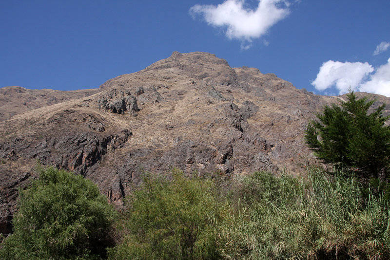 Blue sky and mountain