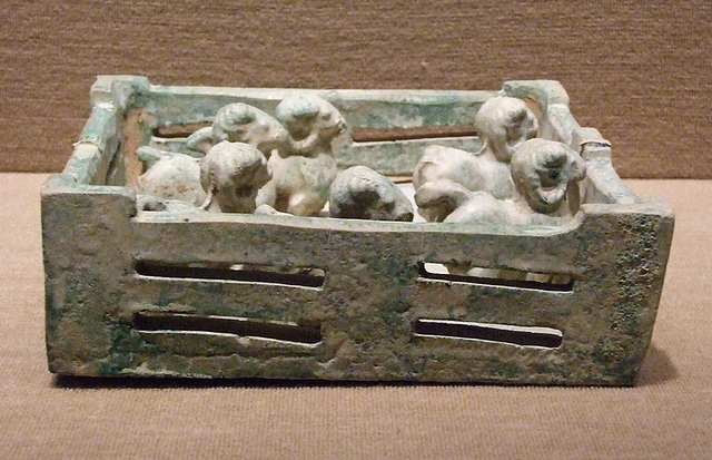 Square Pen with Six Rams Model in the Metropolitan Museum of Art, April 2009