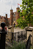 Abbot's Hospital Guildford - the High Street entrance and towers