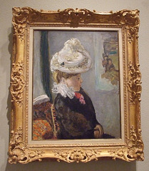 Woman in a White Hat by Bonnard in the Philadelphia Museum of Art, August 2009