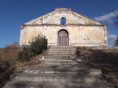 Stairway to a church of yester years.