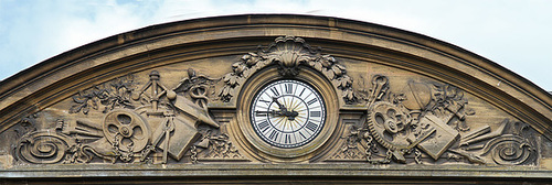 Steelworks clock