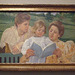 Family Group Reading by Mary Cassatt in the Philadelphia Museum of Art, January 2012