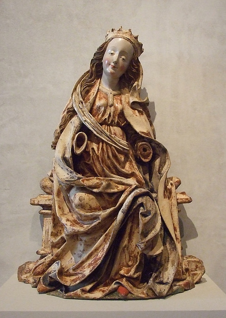 Enthroned Virgin in the Cloisters, April 2012