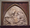 Virgin and Child with Angel & Saint John by Bellano in the Boston Museum of Fine Arts,  July 2011