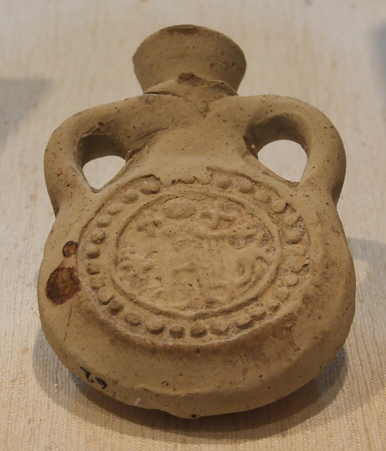 Ampulla with St. Menas in the Princeton University Art Museum, July 2011