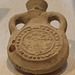 Ampulla with St. Menas in the Princeton University Art Museum, July 2011