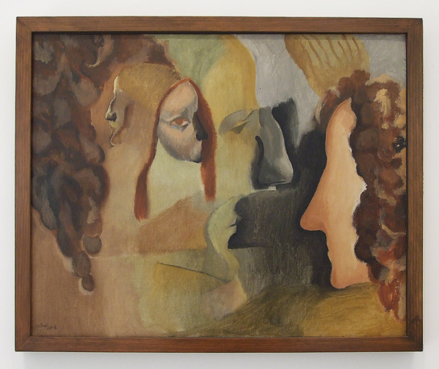 Yvonne and Magdeleine Torn in Tatters by Duchamp in the Philadelphia Museum of Art, January 2012