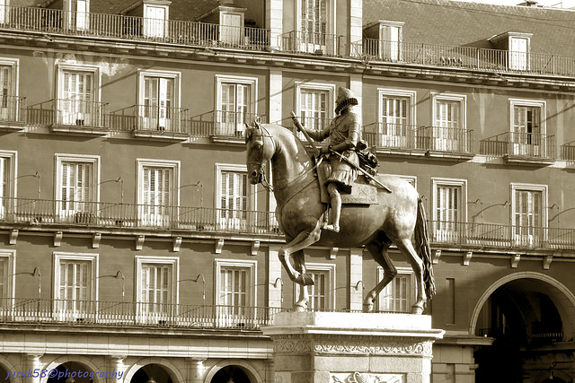 Estatua de Felipe III de España -Plaza Mayor de Madrid