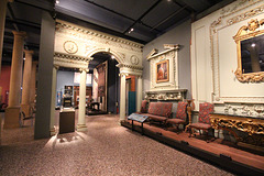 Section of former gallery from Gilling Castle, Bowes Museum, Barnard Castle, County Durham