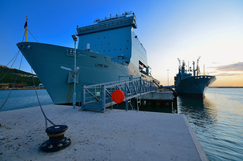RFA LYME BAY and RFA GOLD ROVER