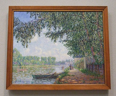Sunlight on the Banks of the Loing River by Picabia in the Philadelphia Museum of Art, January 2012