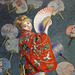 Detail of La Japonaise by Monet in the Boston Museum of Fine Arts, July 2011